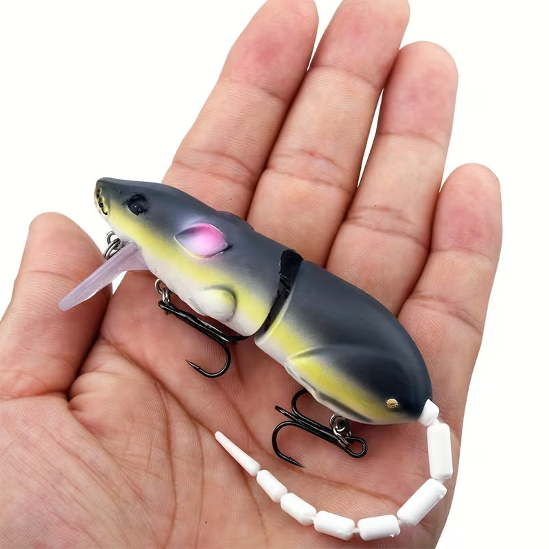Wake Rat – 4" Topwater Wake Bait | Rodent Lure for Bass & Predator Fish